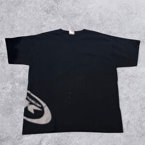 Gildan Men's Black and White T-shirt